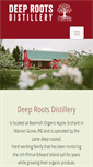 Mobile Screenshot of deeprootsdistillery.com